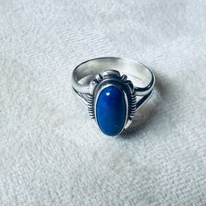 Sterling Silver & Blue Lapis Ring